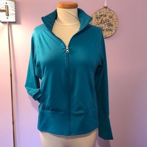 Champion bright blue athletic jacket